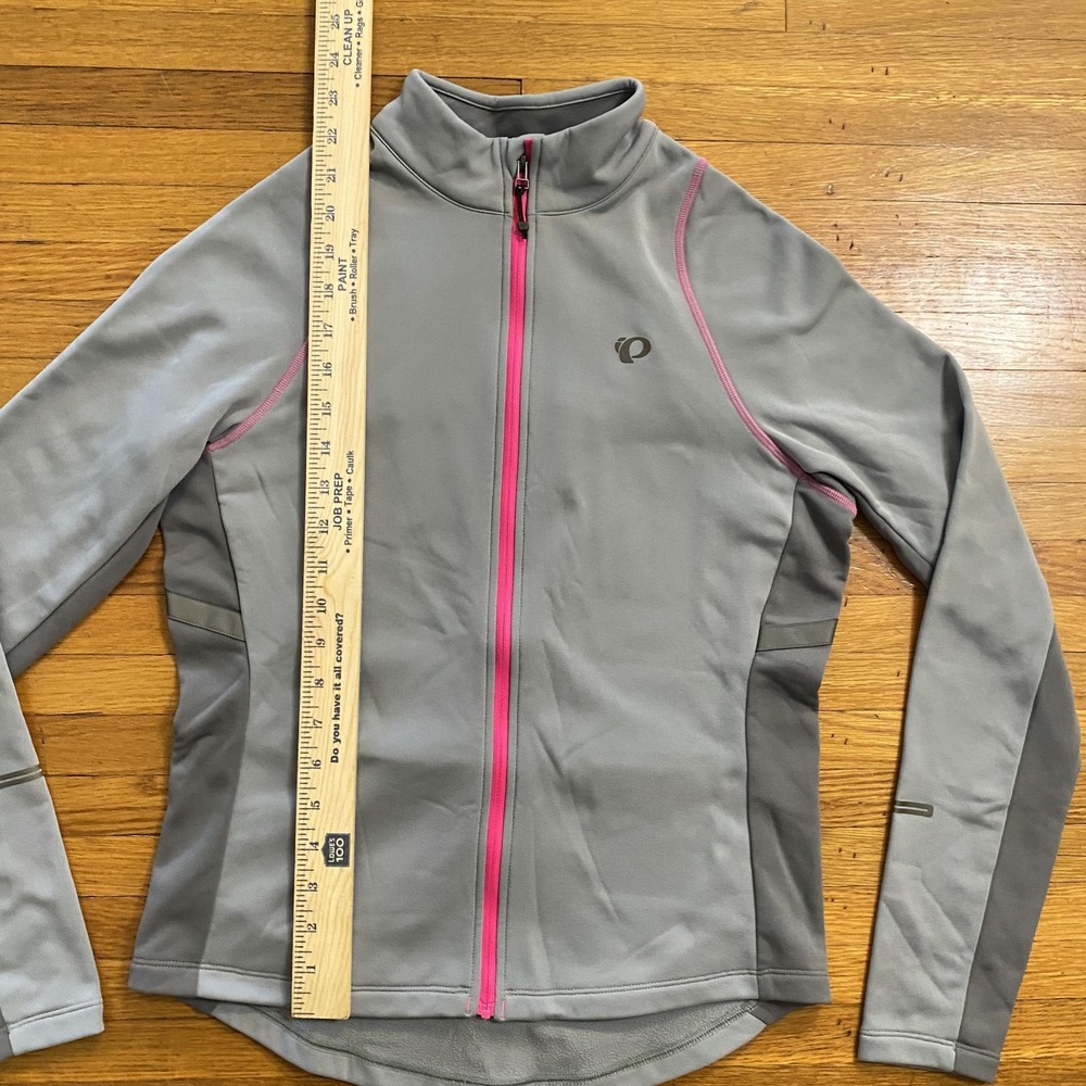 Pearl Izumi Cycling Jacket Womens Medium Gray Select Thermal Full Zip 11221680 - Picture 4 of 12